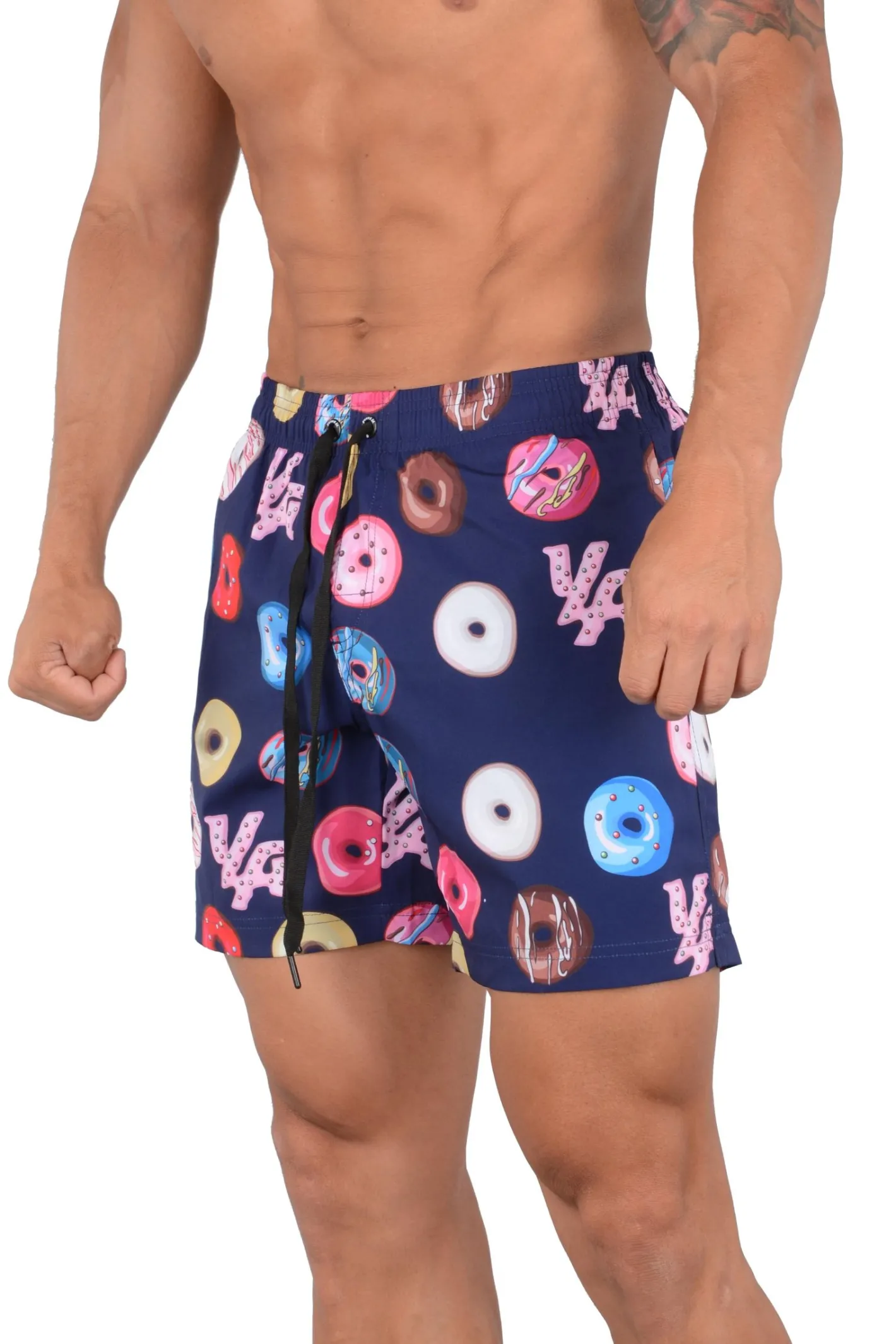 Youngla 128 Abstract Swim Shorts '22<Men Shorts