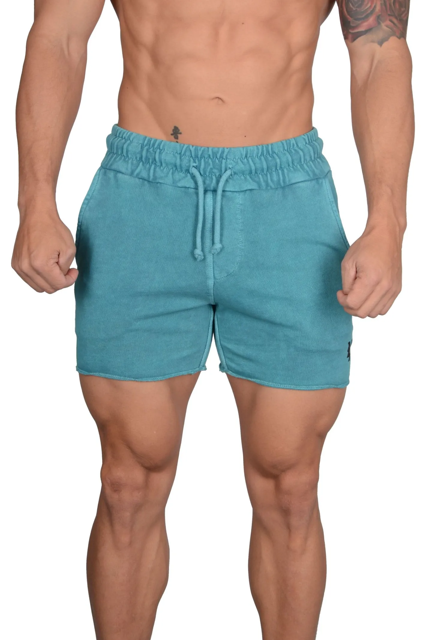 Youngla 102 Bodybuilding French Terry Shorts<Men Shorts
