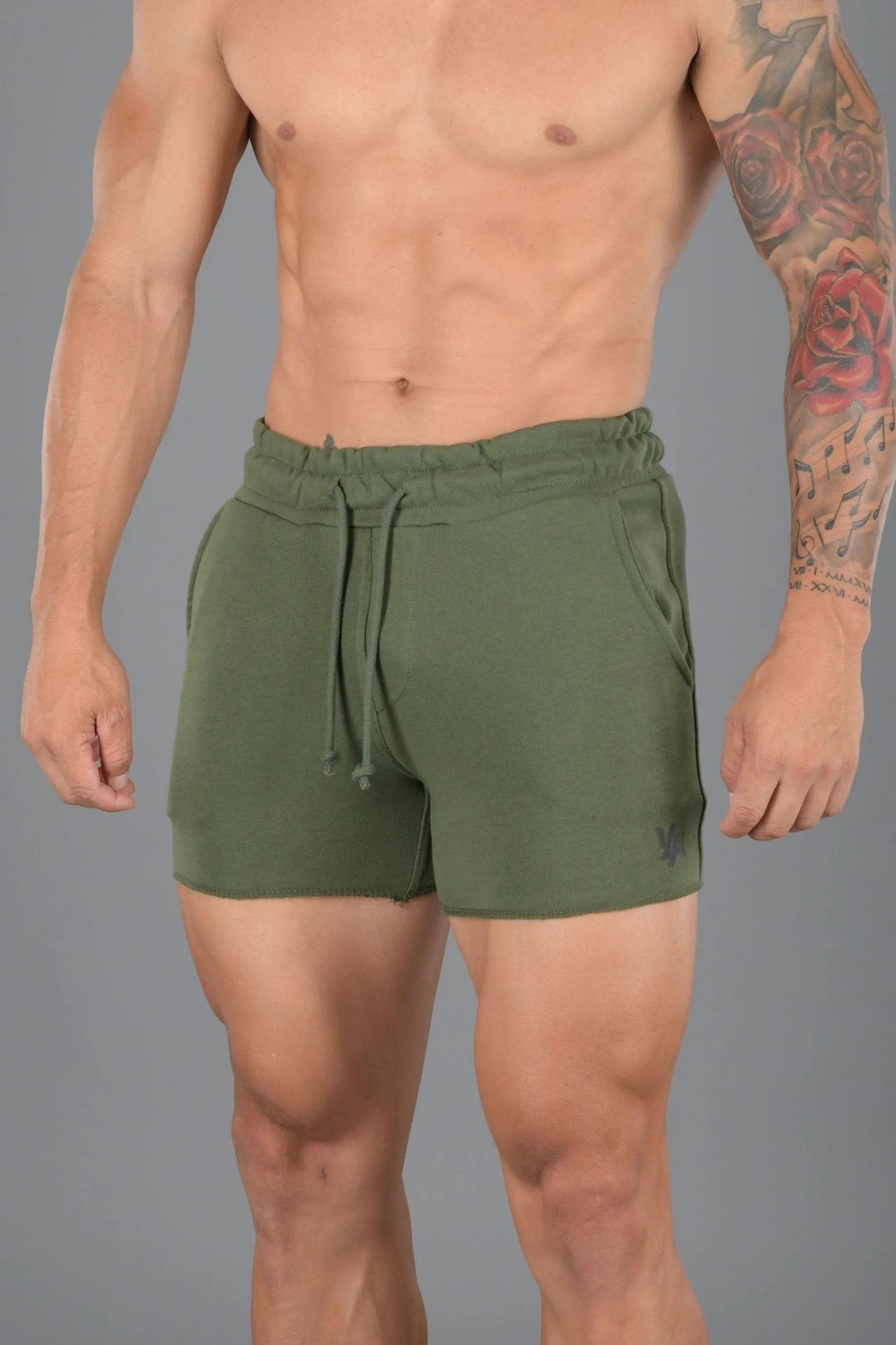 Youngla 102 Bodybuilding French Terry Shorts<Men Shorts