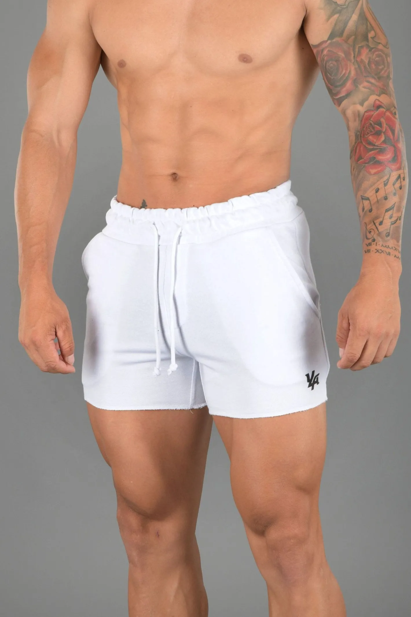 Youngla 102 Bodybuilding French Terry Shorts<Men Shorts