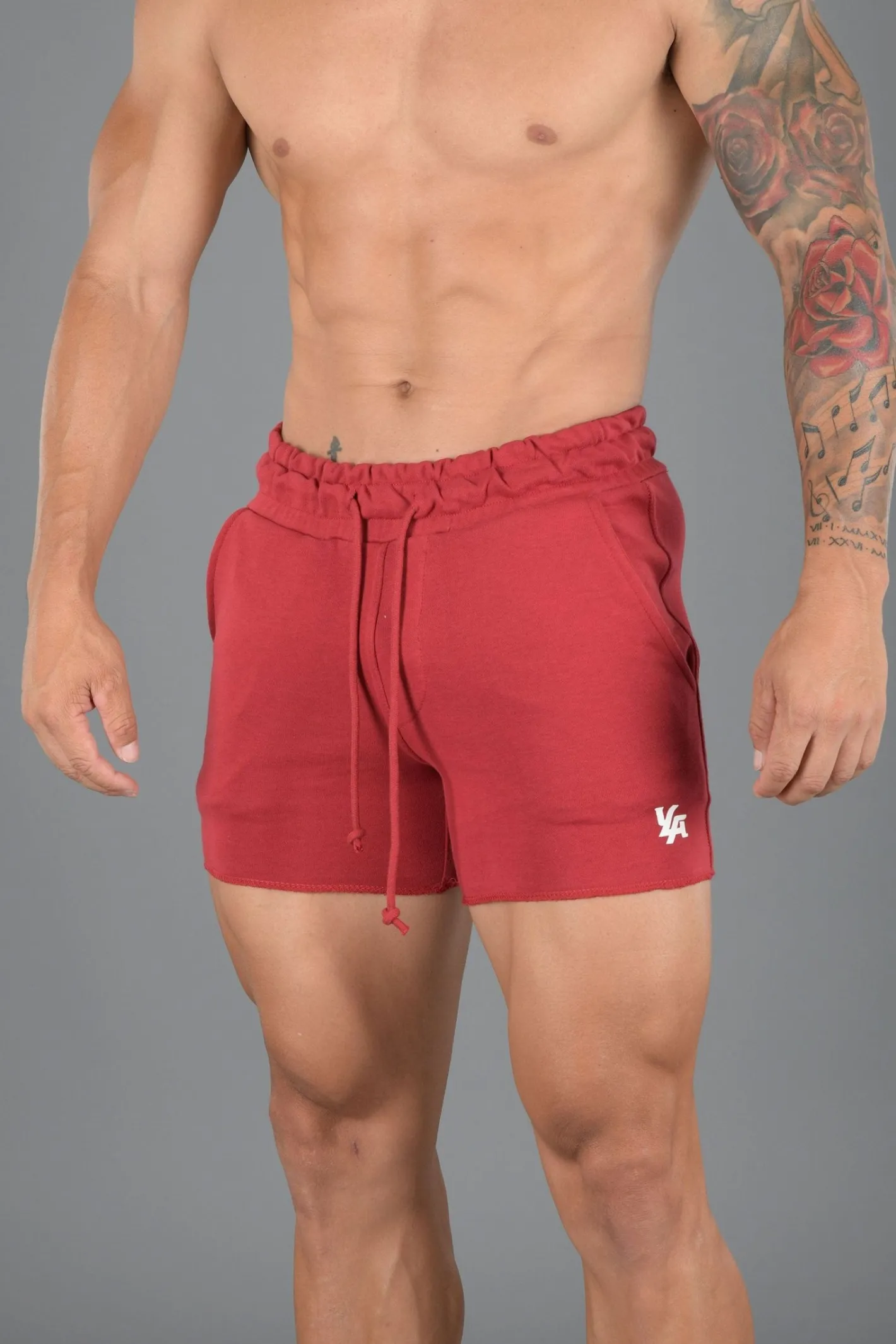 Youngla 102 Bodybuilding French Terry Shorts<Men Shorts