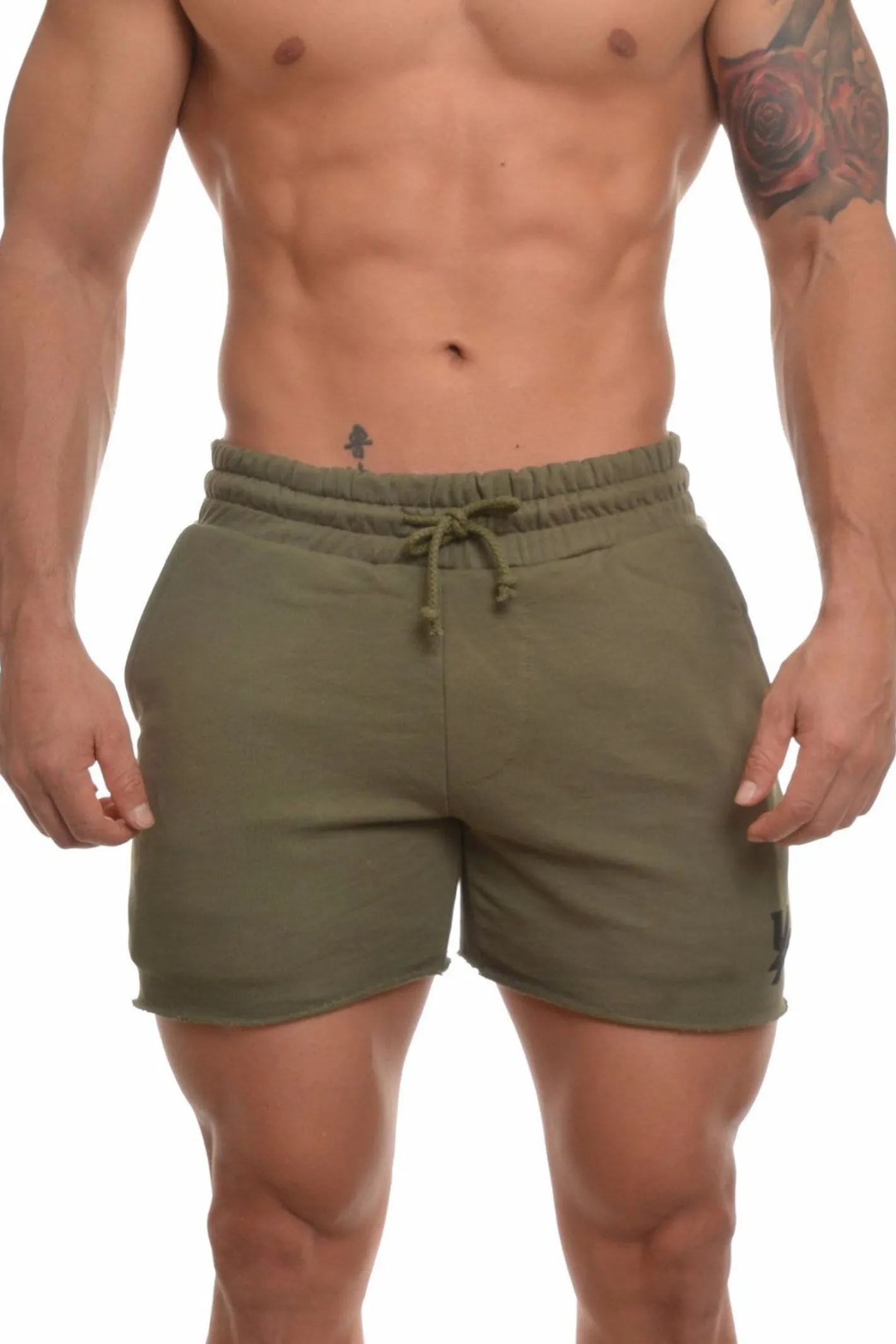 Youngla 102 Bodybuilding French Terry Shorts<Men Shorts