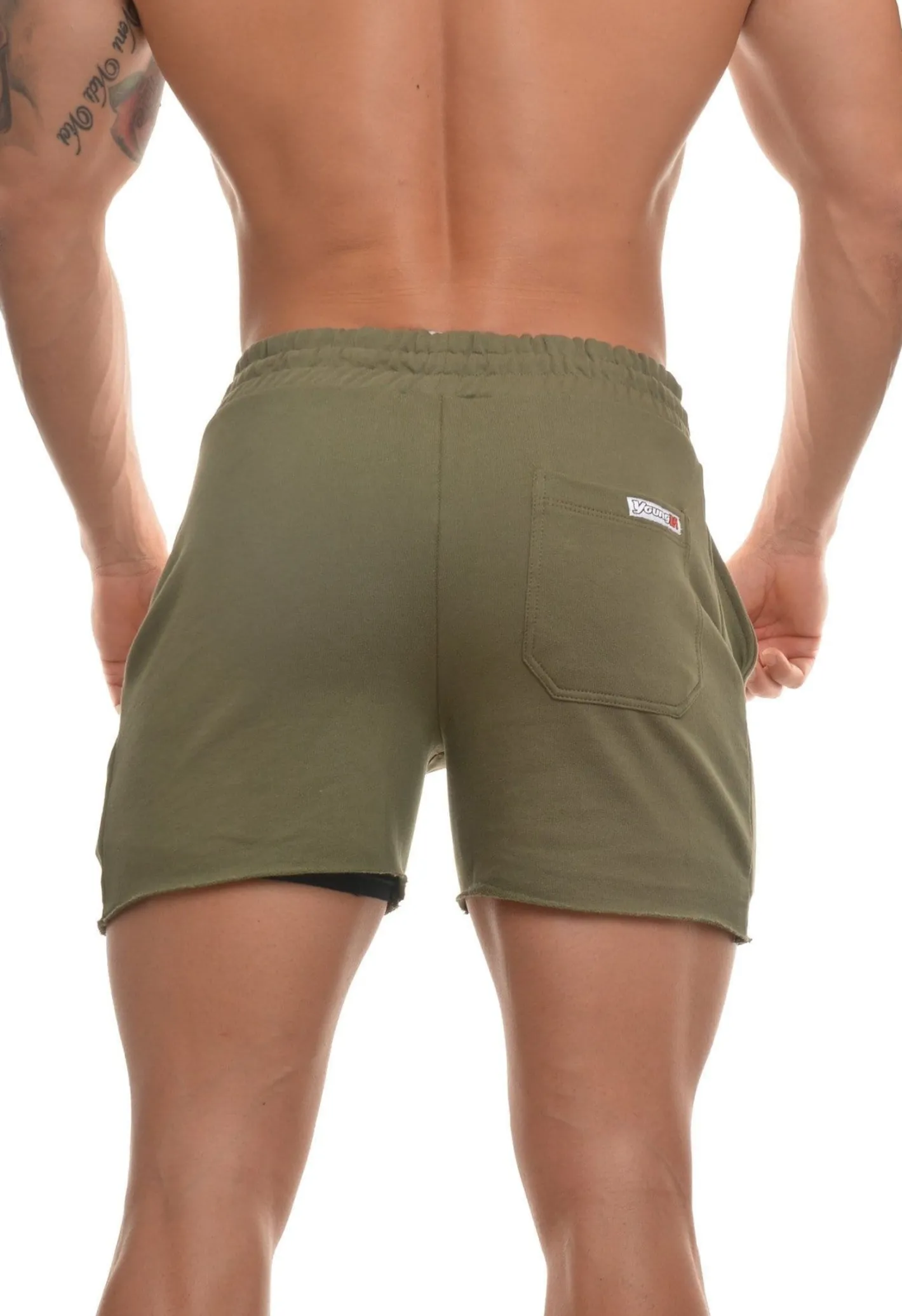 Youngla 102 Bodybuilding French Terry Shorts<Men Shorts