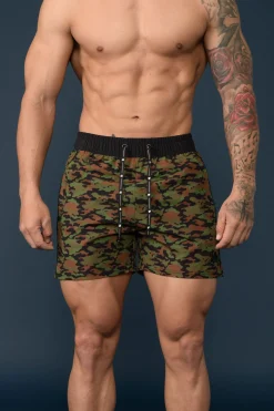 Youngla 101 Bodybuilding Short Shorts<Men Shorts