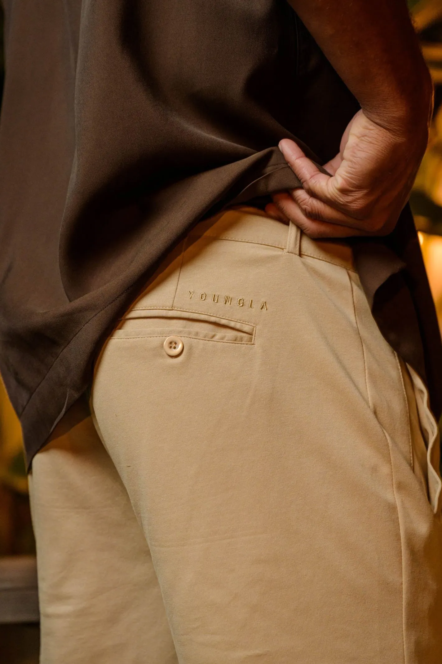 Youngla 145 Casual Chino Shorts<Men Shorts