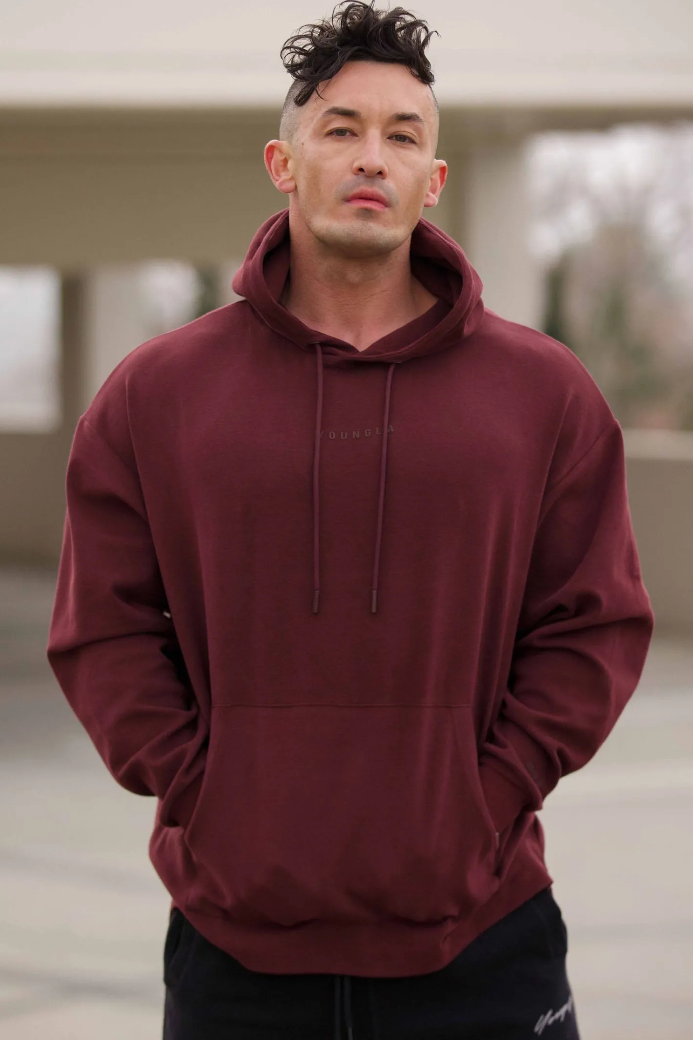 Youngla 544 Cloud Hoodies<Men Outerwear