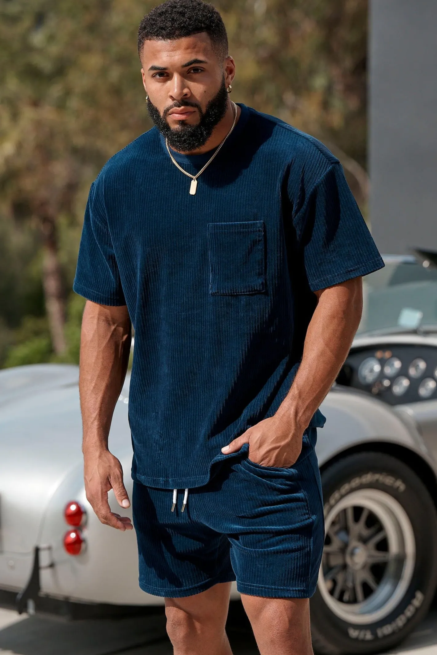 Youngla 119 Cord Collection-Shorts<Men Shorts