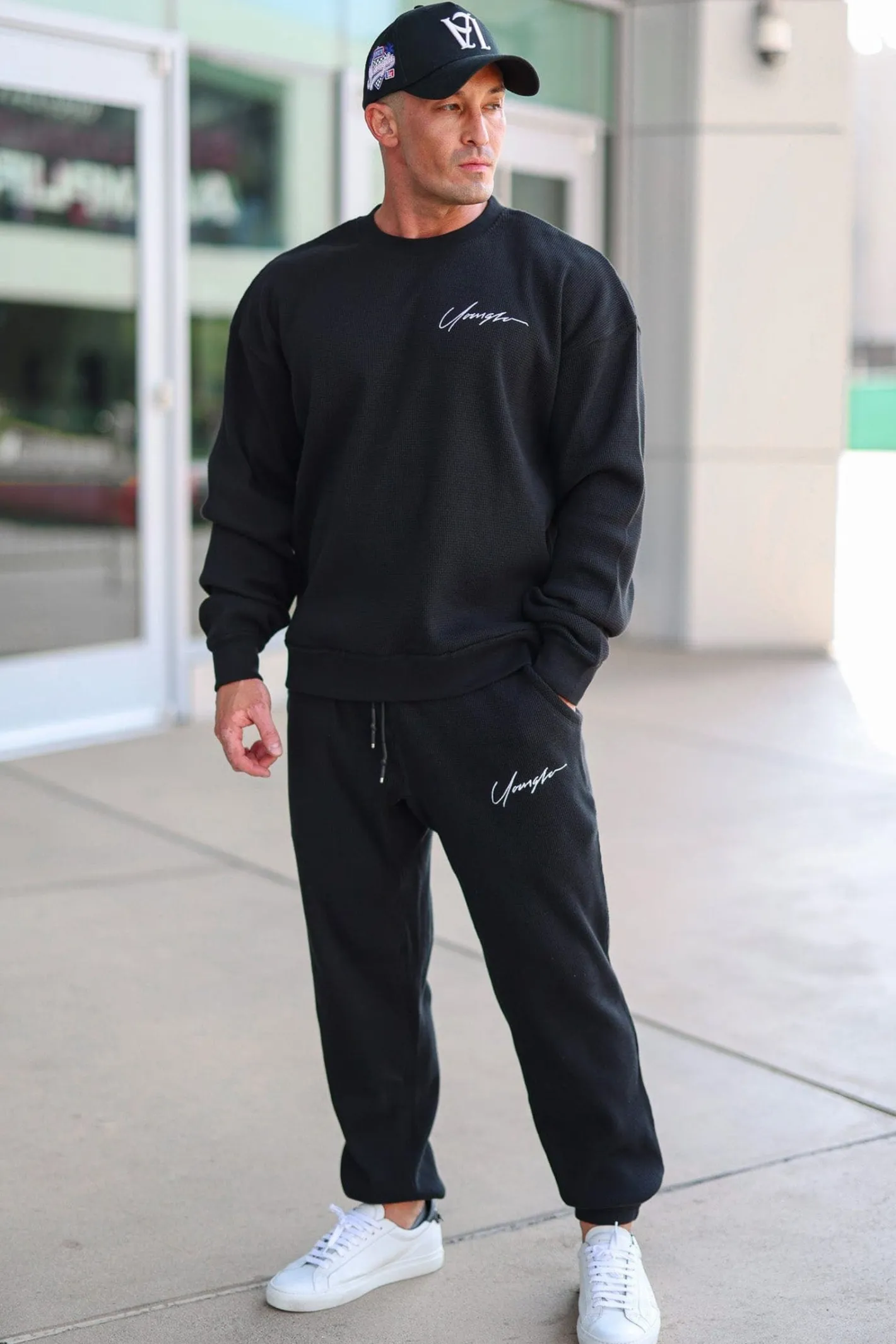 Youngla 207 Cozy Thermal Joggers<Men Joggers