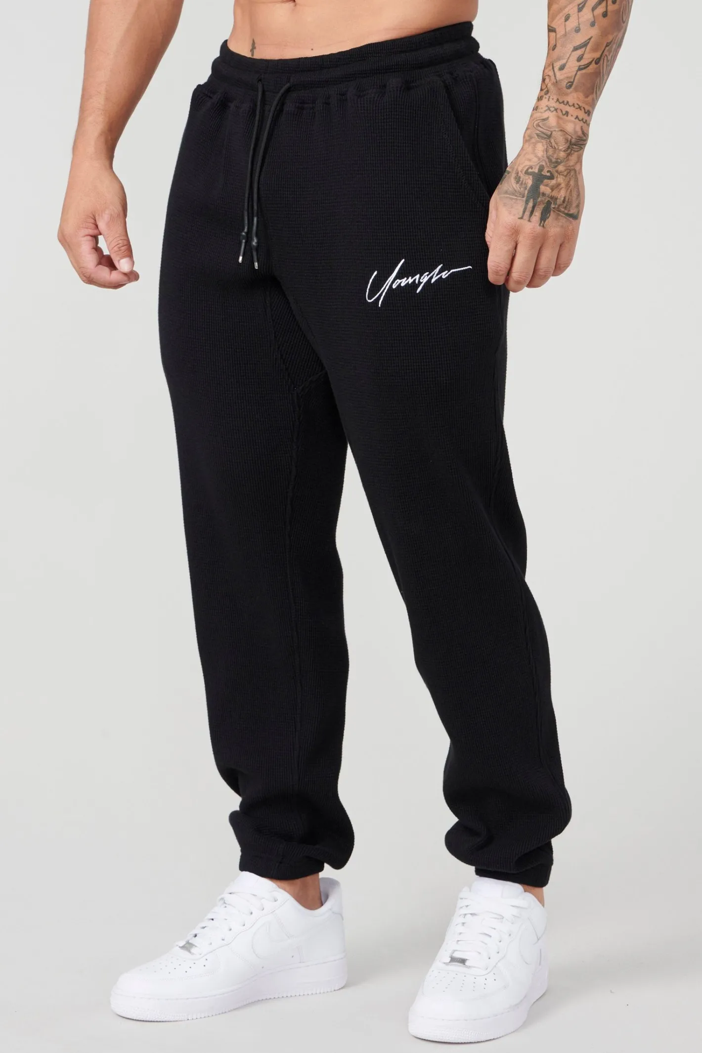 Youngla 207 Cozy Thermal Joggers<Men Joggers