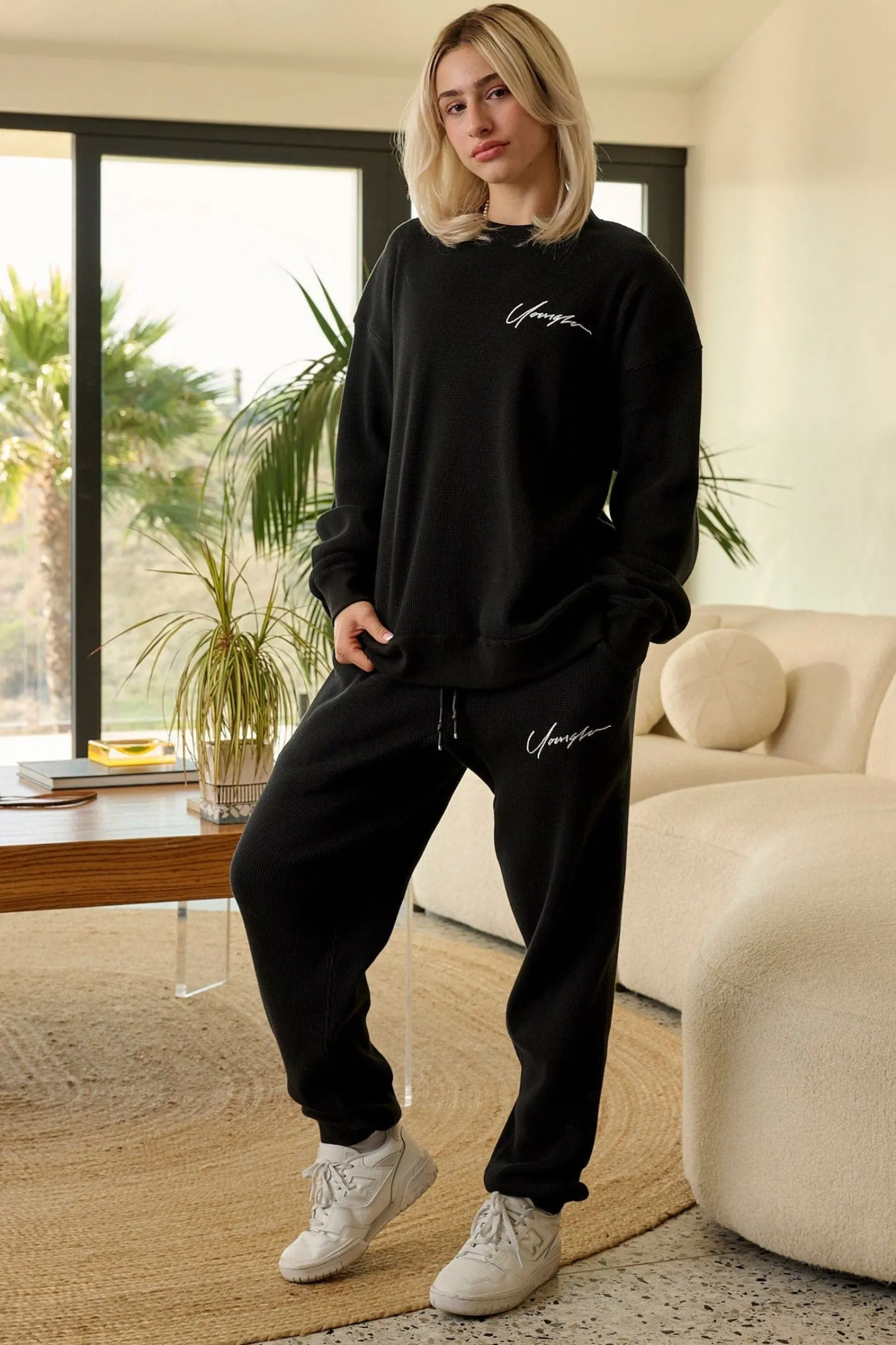 Youngla 207 Cozy Thermal Joggers<Men Joggers