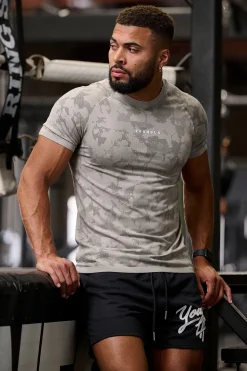 Youngla 437 Digital Compression Tees<Men Shirts