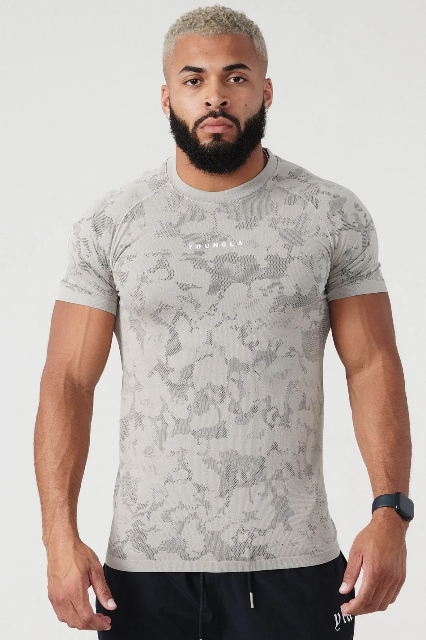 Youngla 437 Digital Compression Tees<Men Shirts