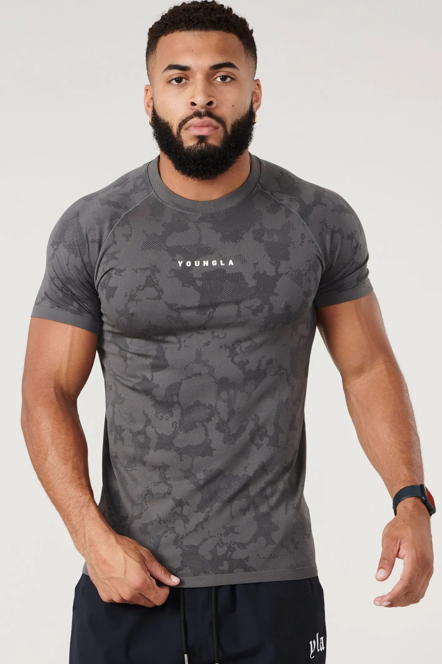 Youngla 437 Digital Compression Tees<Men Shirts