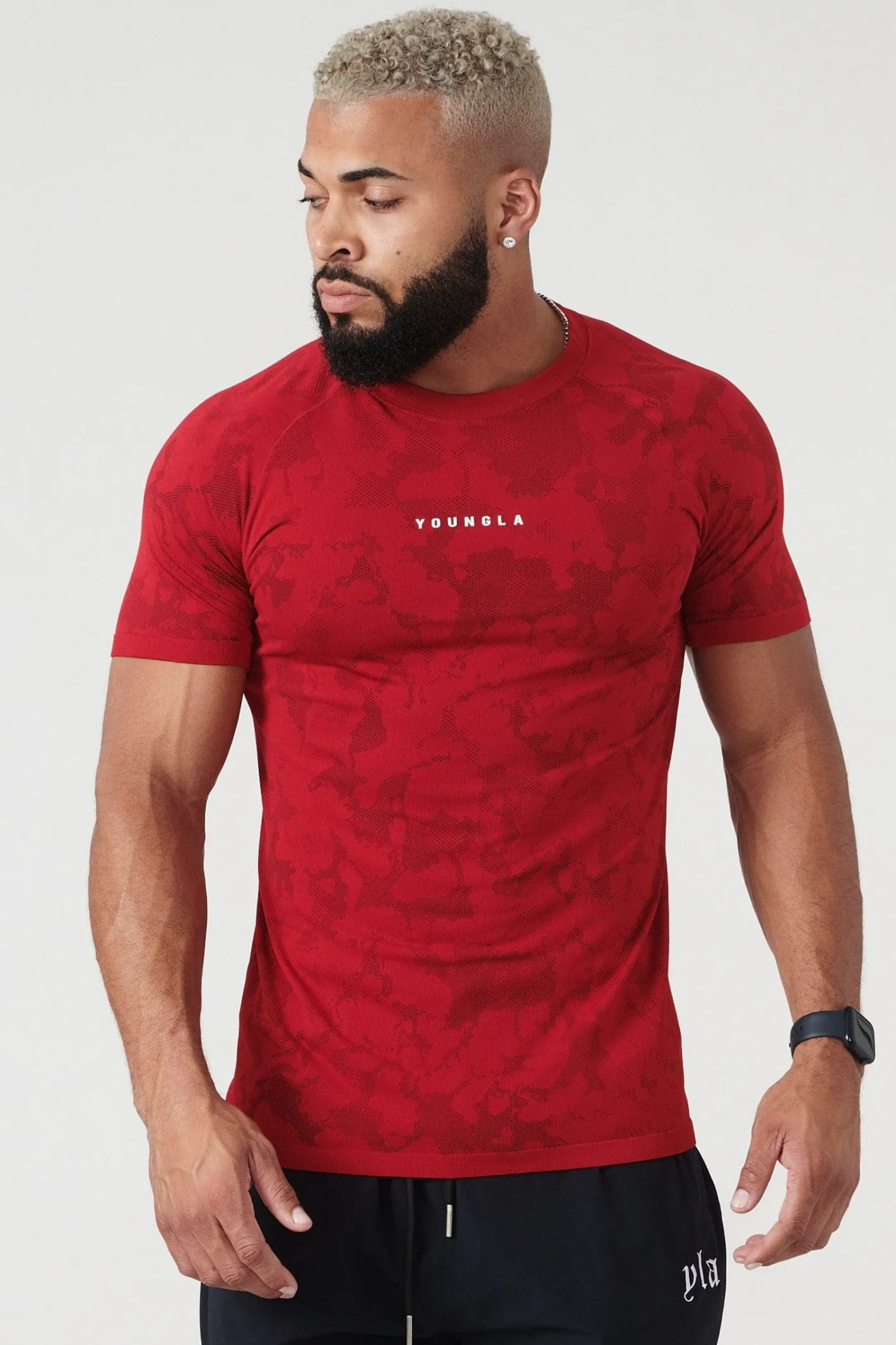 Youngla 437 Digital Compression Tees<Men Shirts