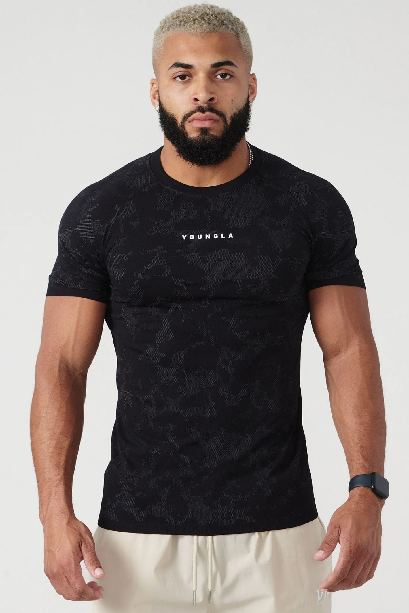 Youngla 437 Digital Compression Tees<Men Shirts