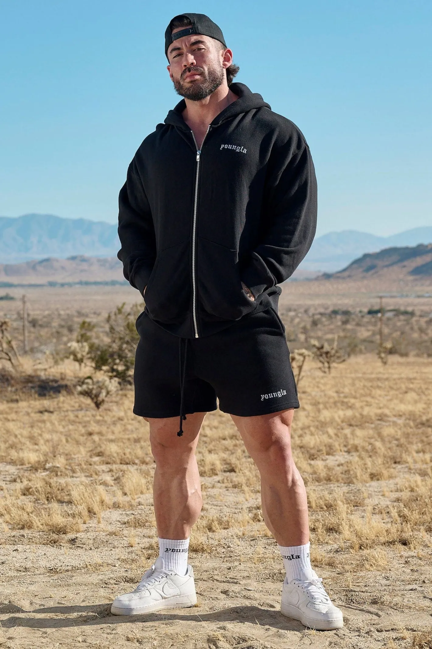 Youngla 539 Earthy Collection-Hoodies<Men Outerwear