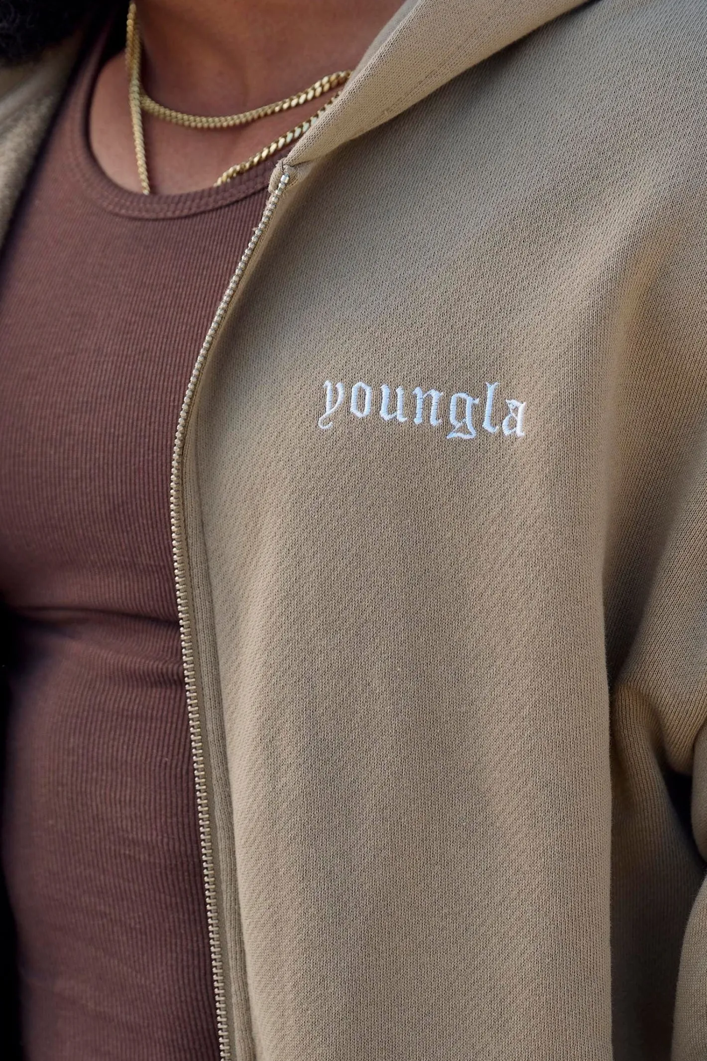 Youngla 539 Earthy Collection-Hoodies<Men Outerwear