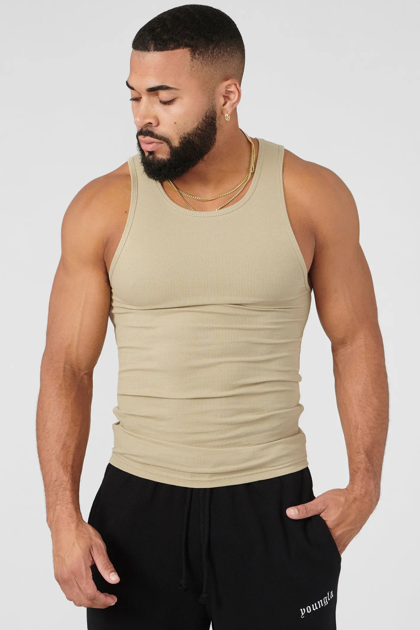 Youngla 349 Earthy Collection-Wife Lovers 4 Pack<Men Tanks