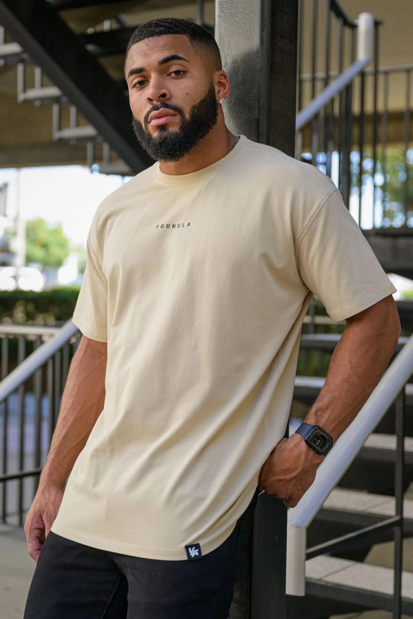 Youngla 401 Essential Jacked Tees<Men Shirts