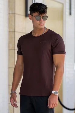 Youngla 422 Fitted Delt Tee<Men Shirts