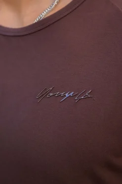 Youngla 422 Fitted Delt Tee<Men Shirts