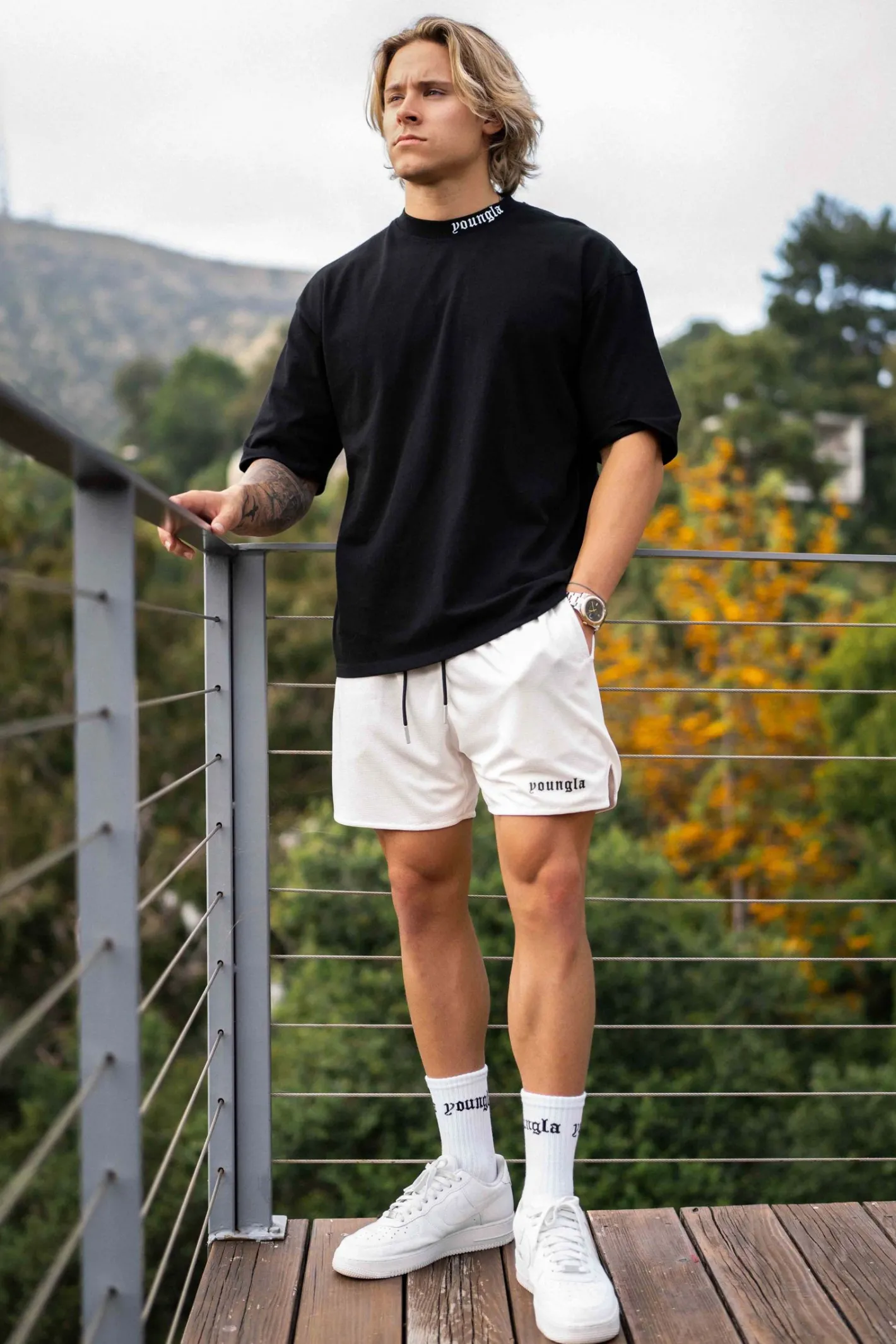 Youngla 134 Game-Time Shorts & Socks Set<Men Shorts