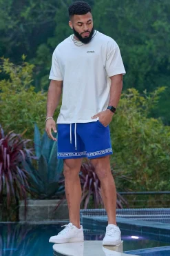 Youngla 116 Hieroglyphic Knitted Shorts<Men Shorts