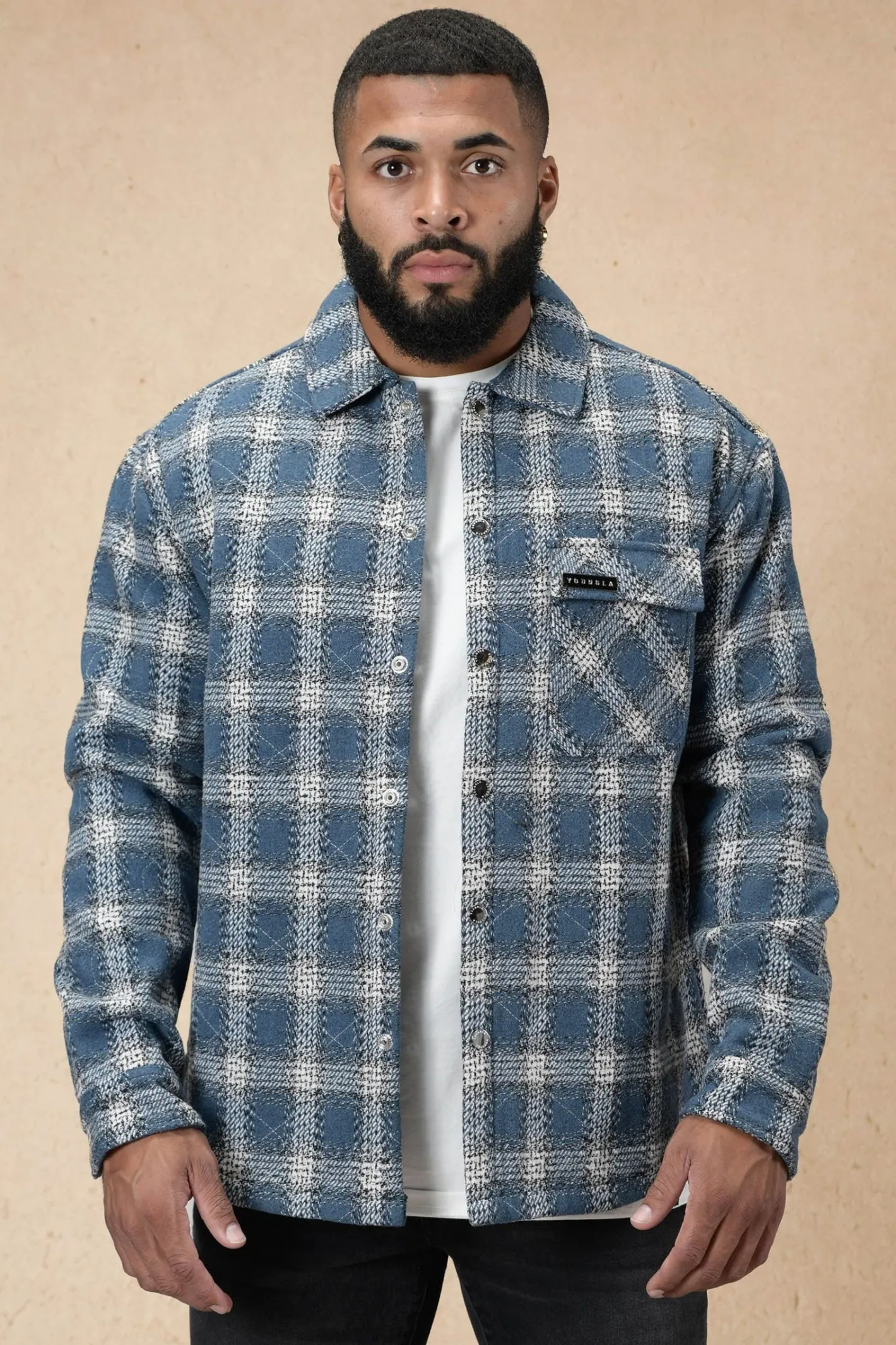 Youngla 556 High Profile Flannel Jacket<Men Outerwear