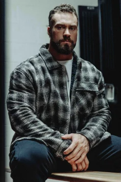 Youngla 556 High Profile Flannel Jacket<Men Outerwear