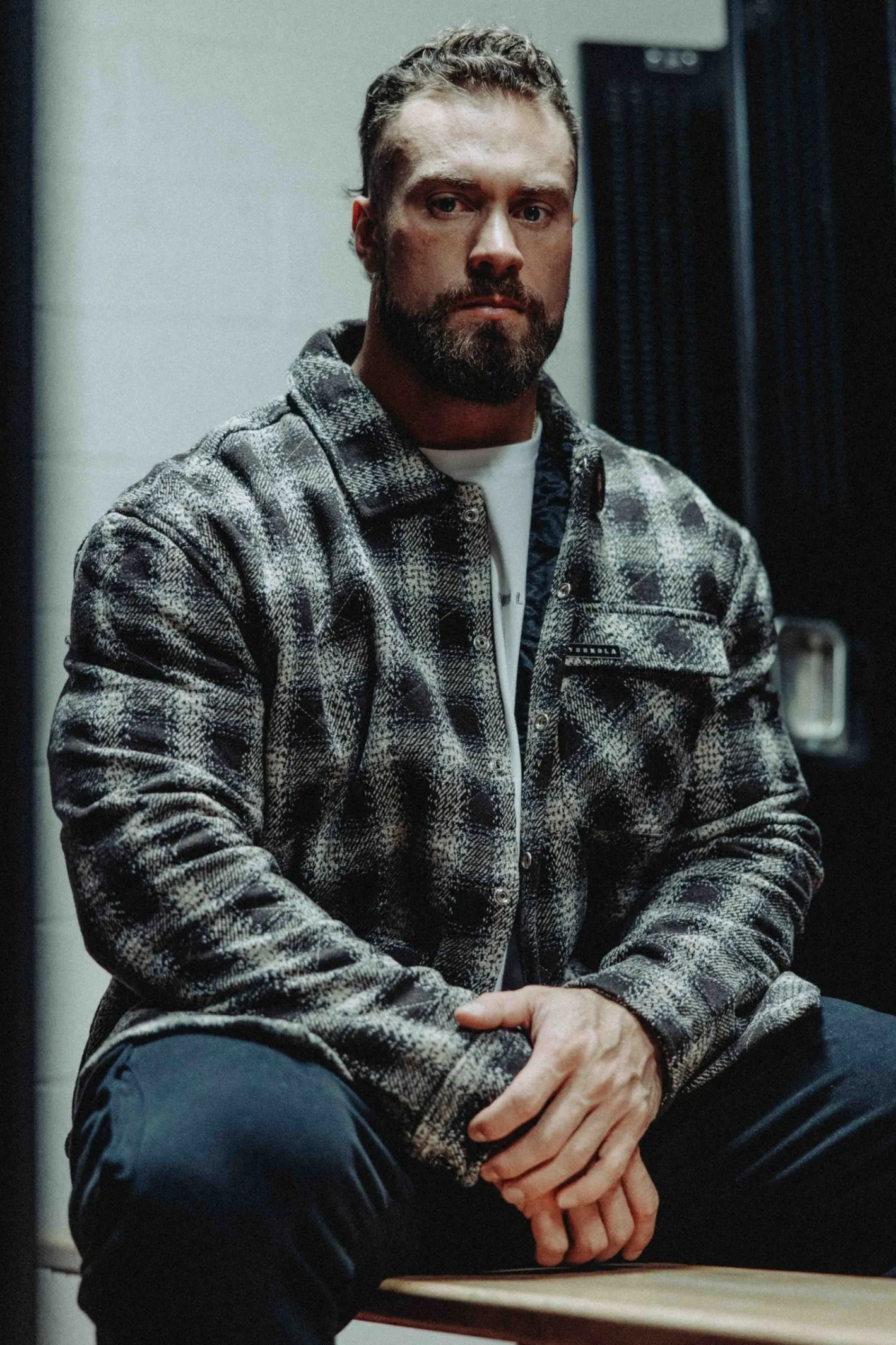 Youngla 556 High Profile Flannel Jacket<Men Outerwear