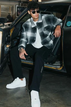 Youngla 556 High Profile Flannel Jacket<Men Outerwear
