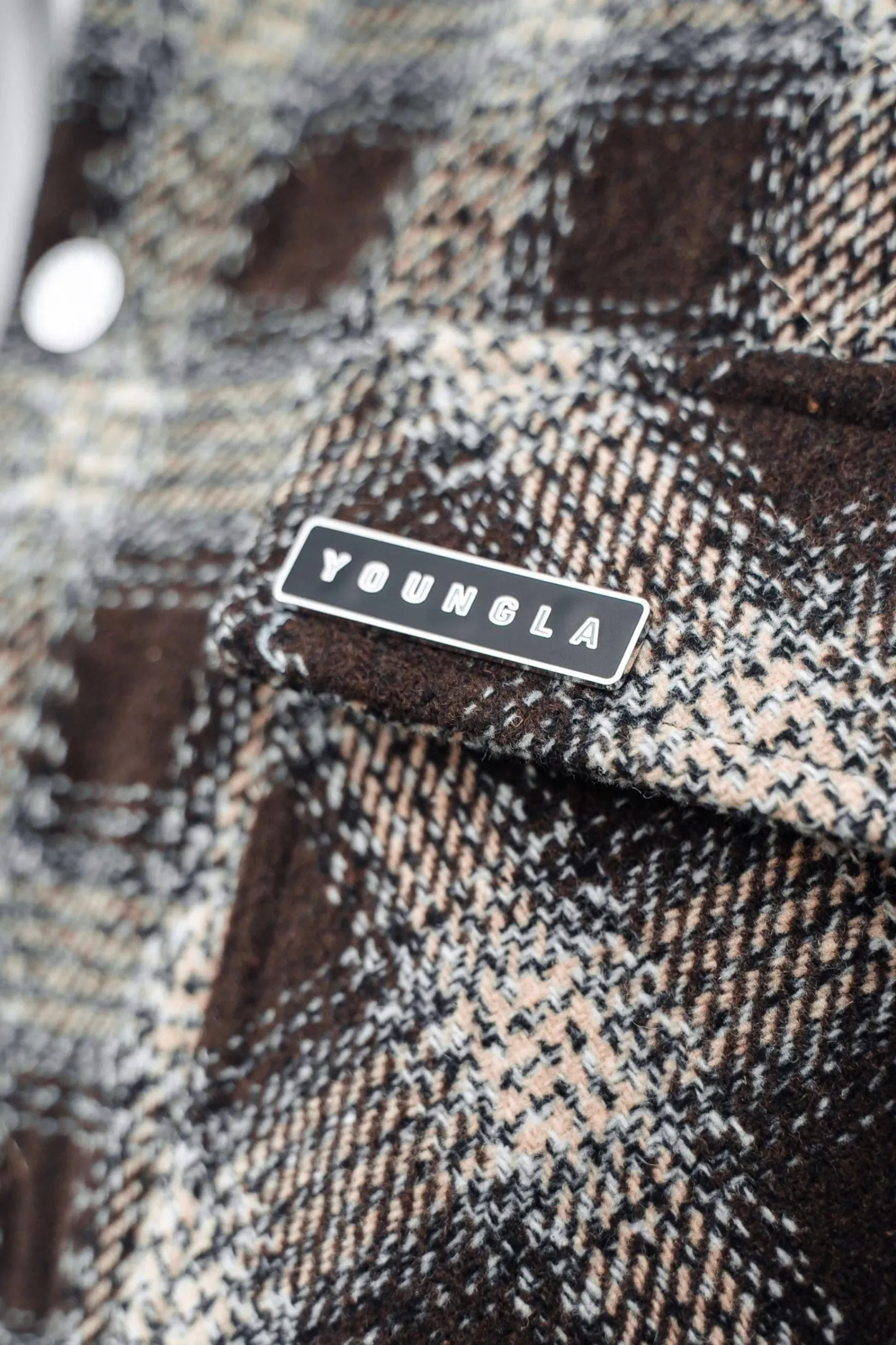 Youngla 556 High Profile Flannel Jacket<Men Outerwear