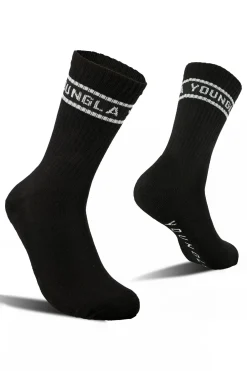 Youngla 712 High Top Socks 4-Pack<Men Accessories