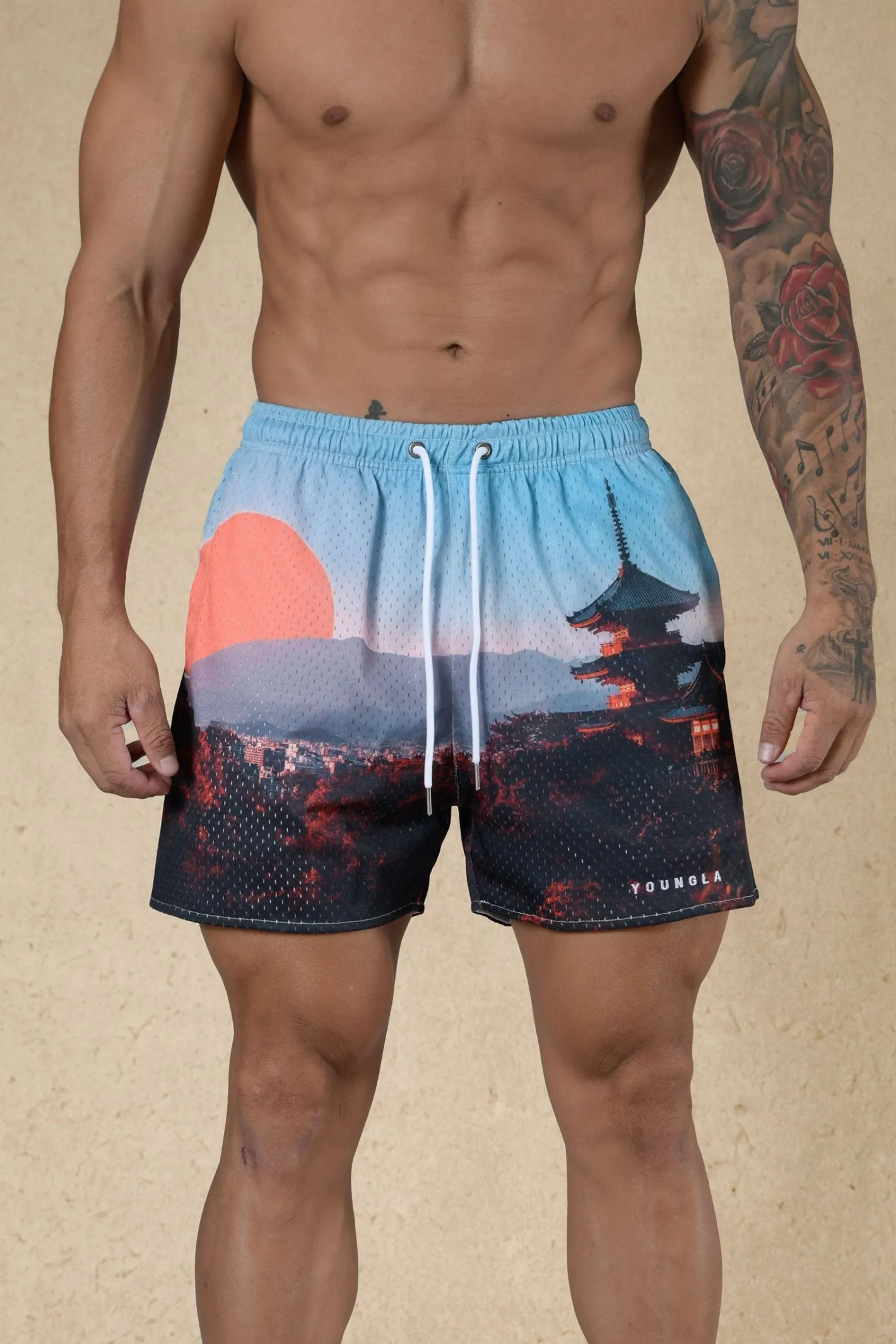 Youngla 135 House Party Shorts<Men Shorts