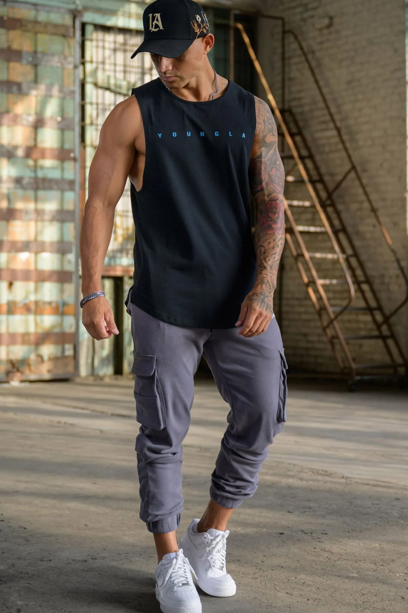Youngla 332 Infinity Muscle Tanks<Men Tanks