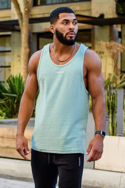 Youngla 325 Marine Slub Tanks<Men Tanks