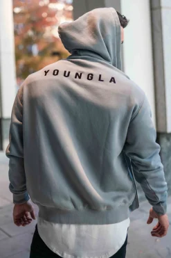Youngla 515 Monarch Zip-Up Hoodie<Men Outerwear