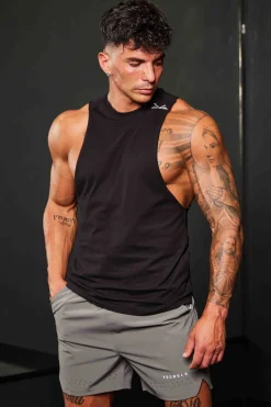 Youngla 338 Offset Delt Tanks<Men Tanks