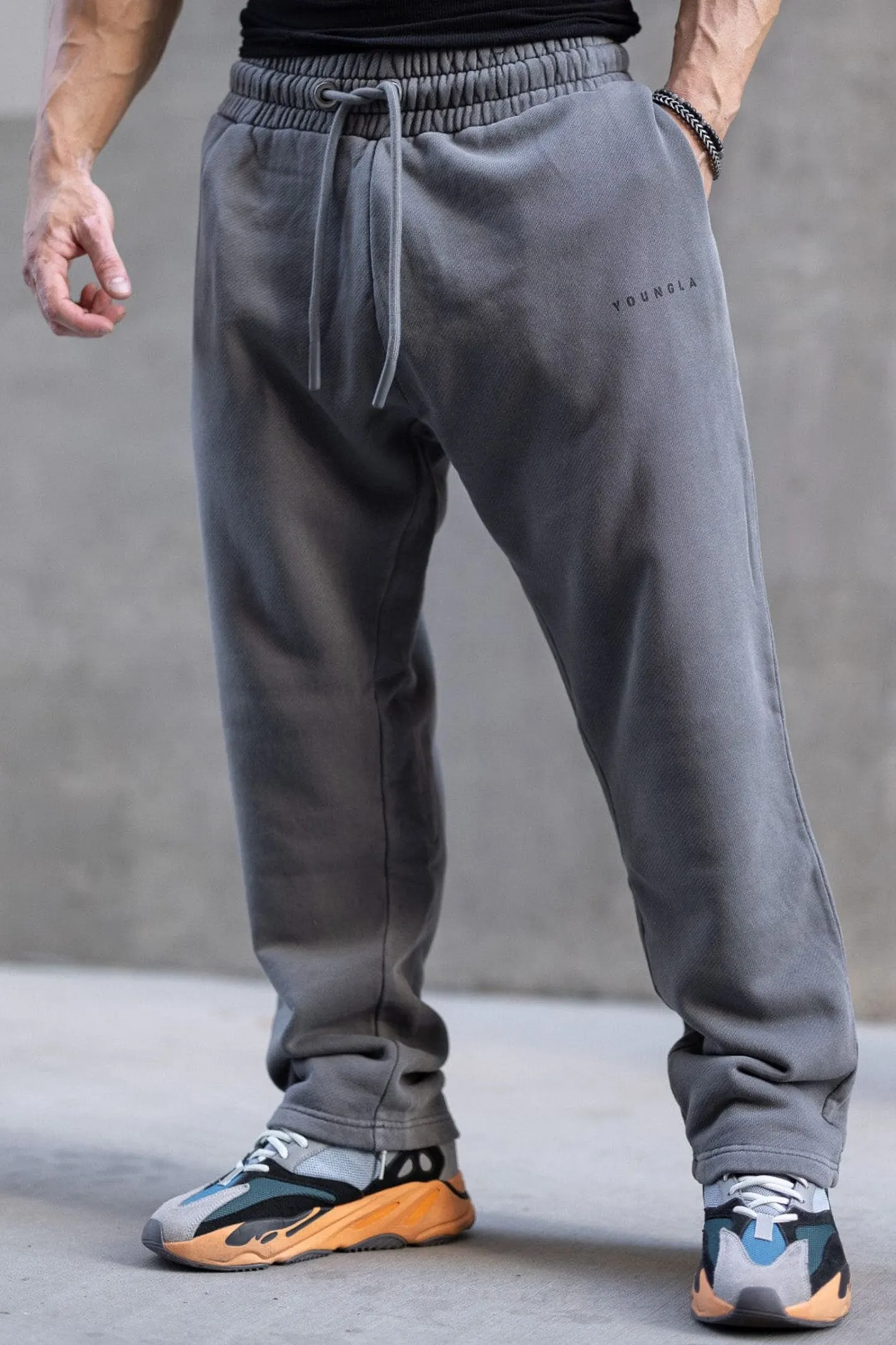 Youngla 261 Old School No Cuff Joggers<Men Joggers