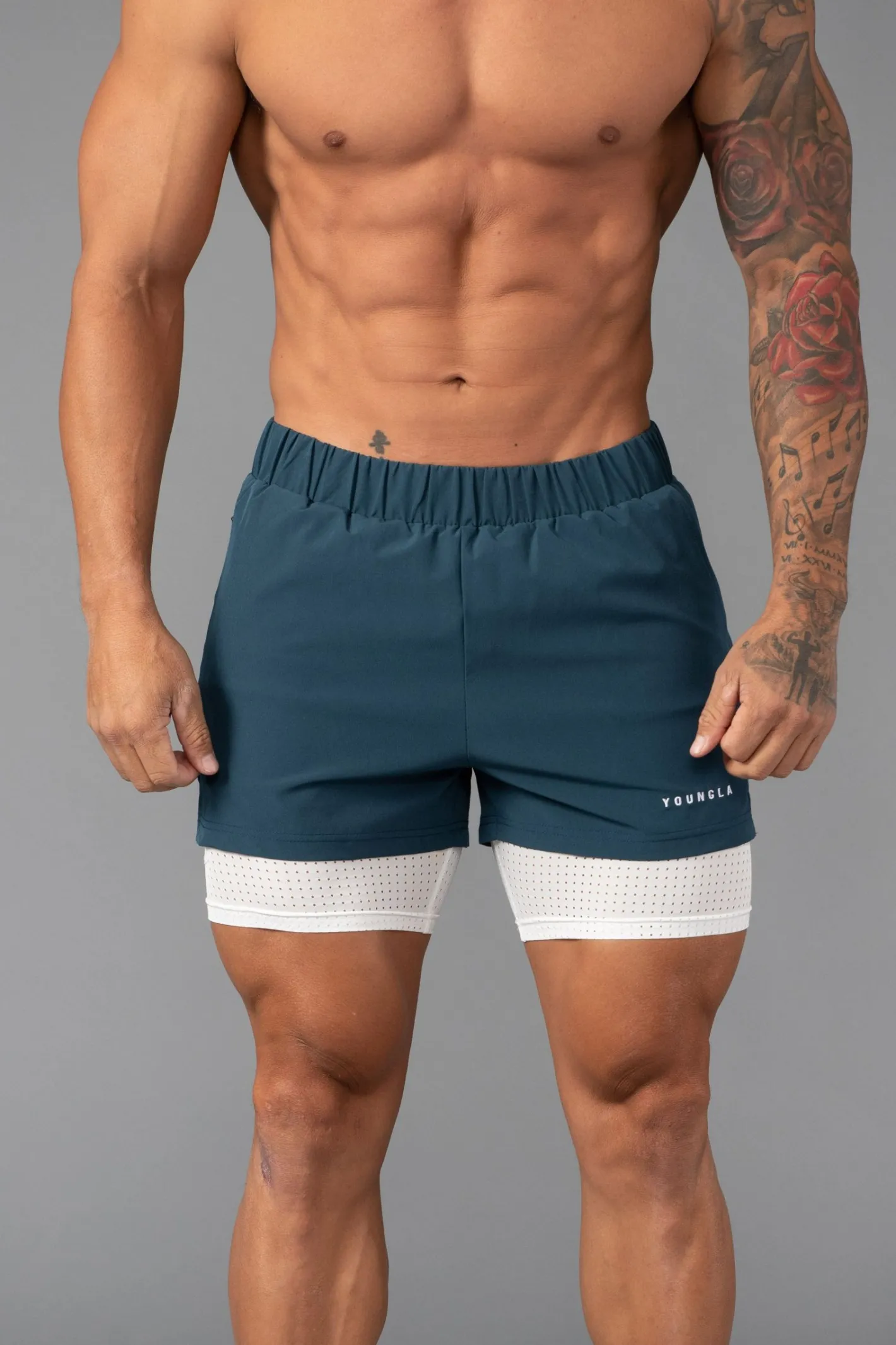 Youngla 144 Peak Velocity Compression Shorts<Men Shorts