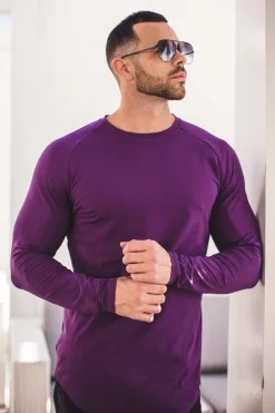 Youngla 410 Perfect Raglan Long Sleeve Shirts<Men Shirts