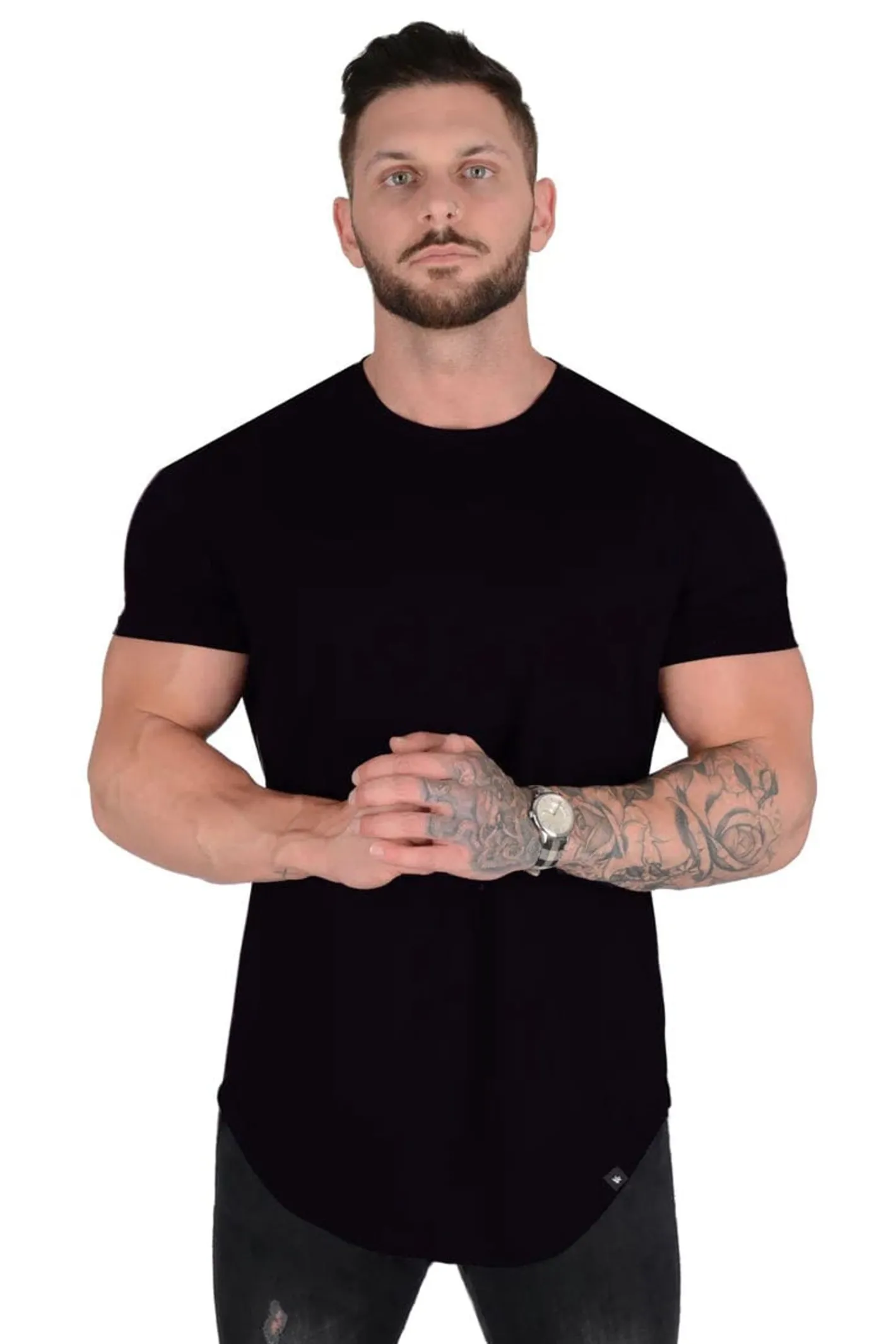 Youngla 402 Perfect Tee-Scallop Bottom<Men Shirts