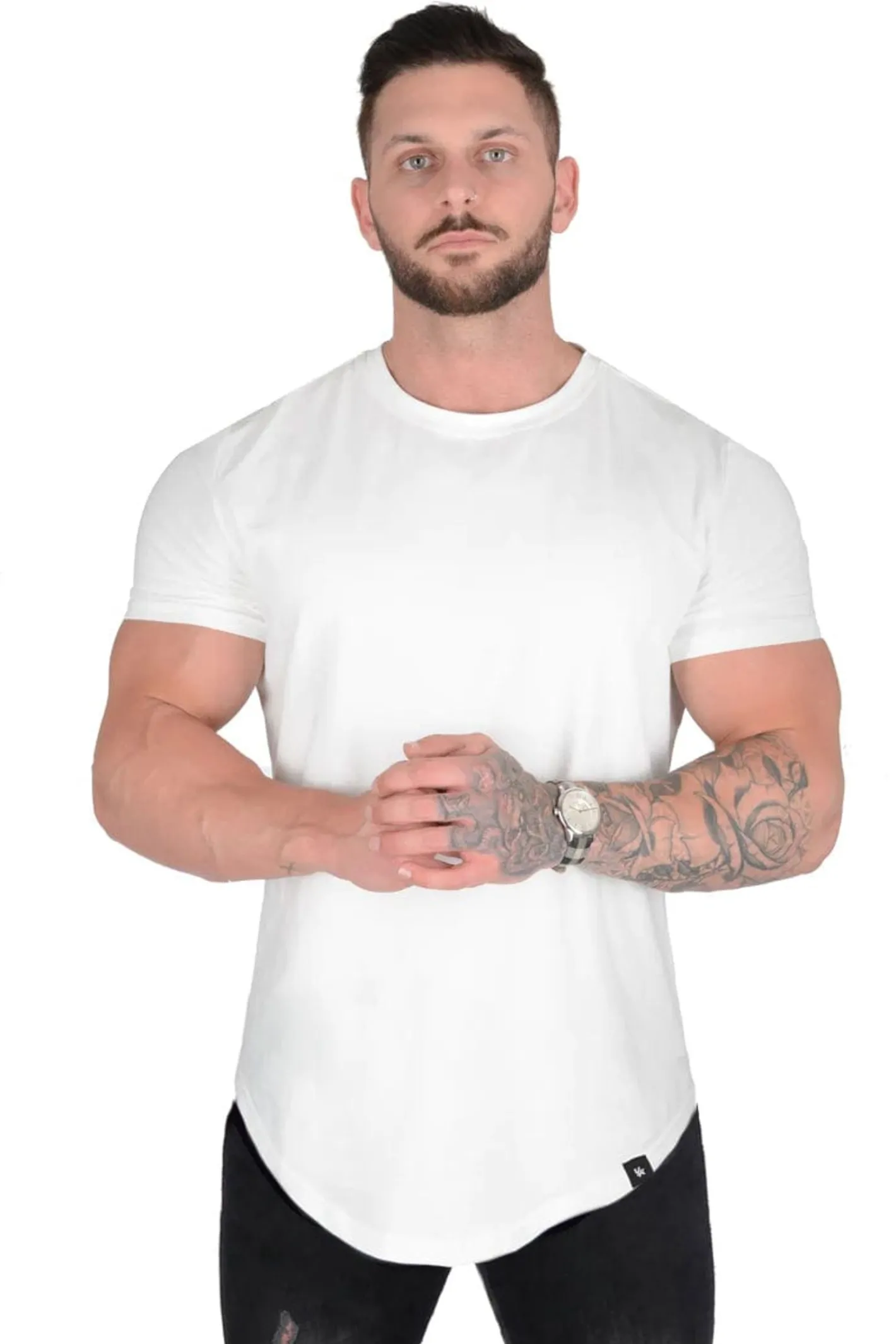 Youngla 402 Perfect Tee-Scallop Bottom<Men Shirts