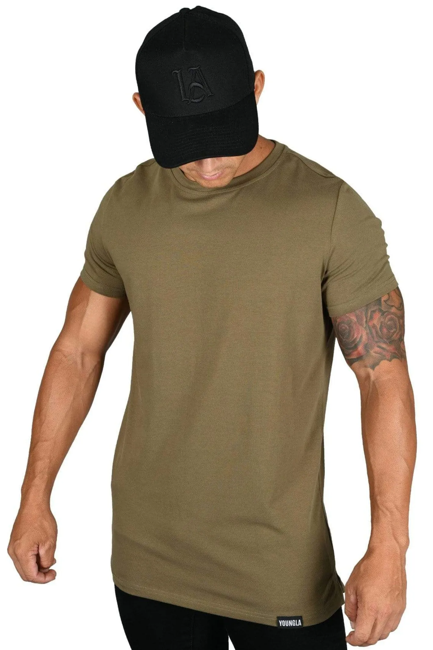 Youngla 411 Perfect Tee-Straight Bottom<Men Shirts