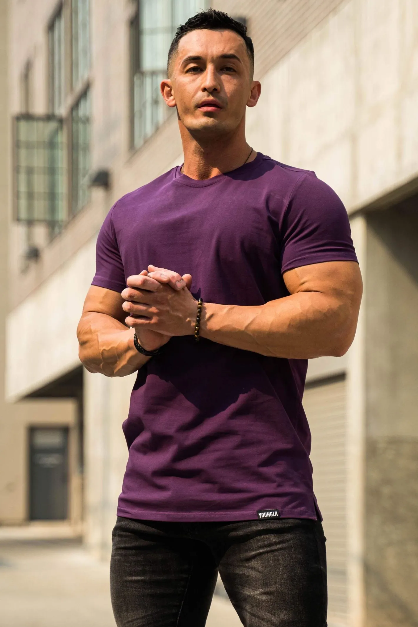 Youngla 411 Perfect Tee-Straight Bottom<Men Shirts