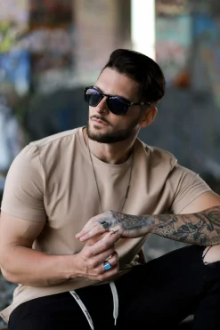 Youngla 411 Perfect Tee-Straight Bottom<Men Shirts