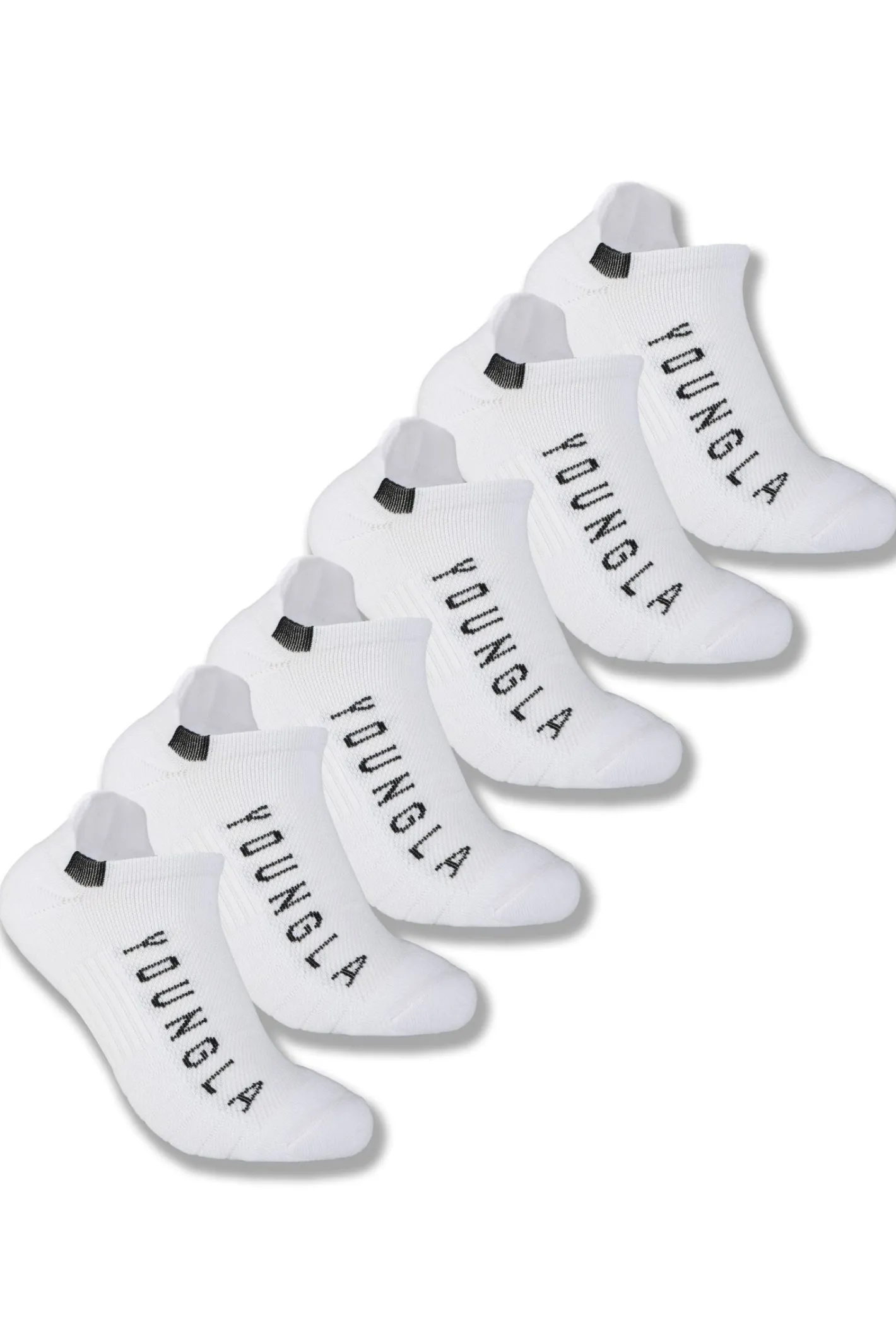 Youngla 710 Performance Ankle Socks 3-Pack<Men Accessories