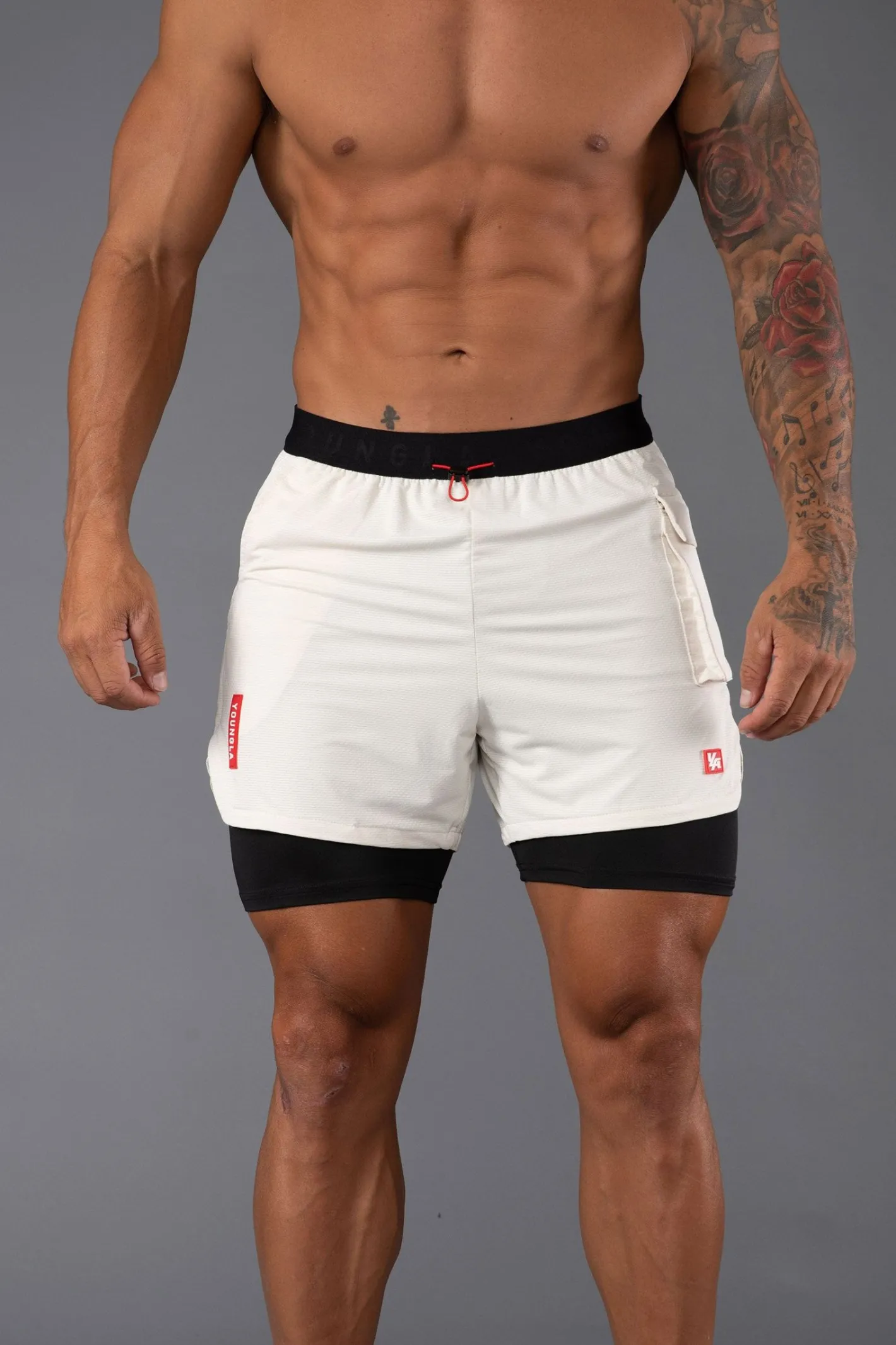 Youngla 121 Performance Line Compression Shorts<Men Shorts