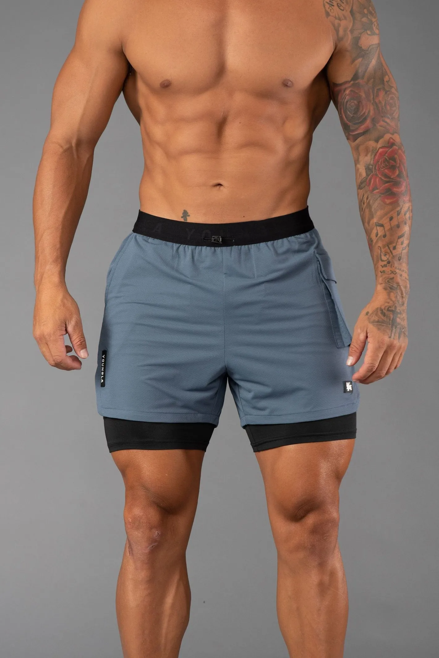 Youngla 121 Performance Line Compression Shorts<Men Shorts