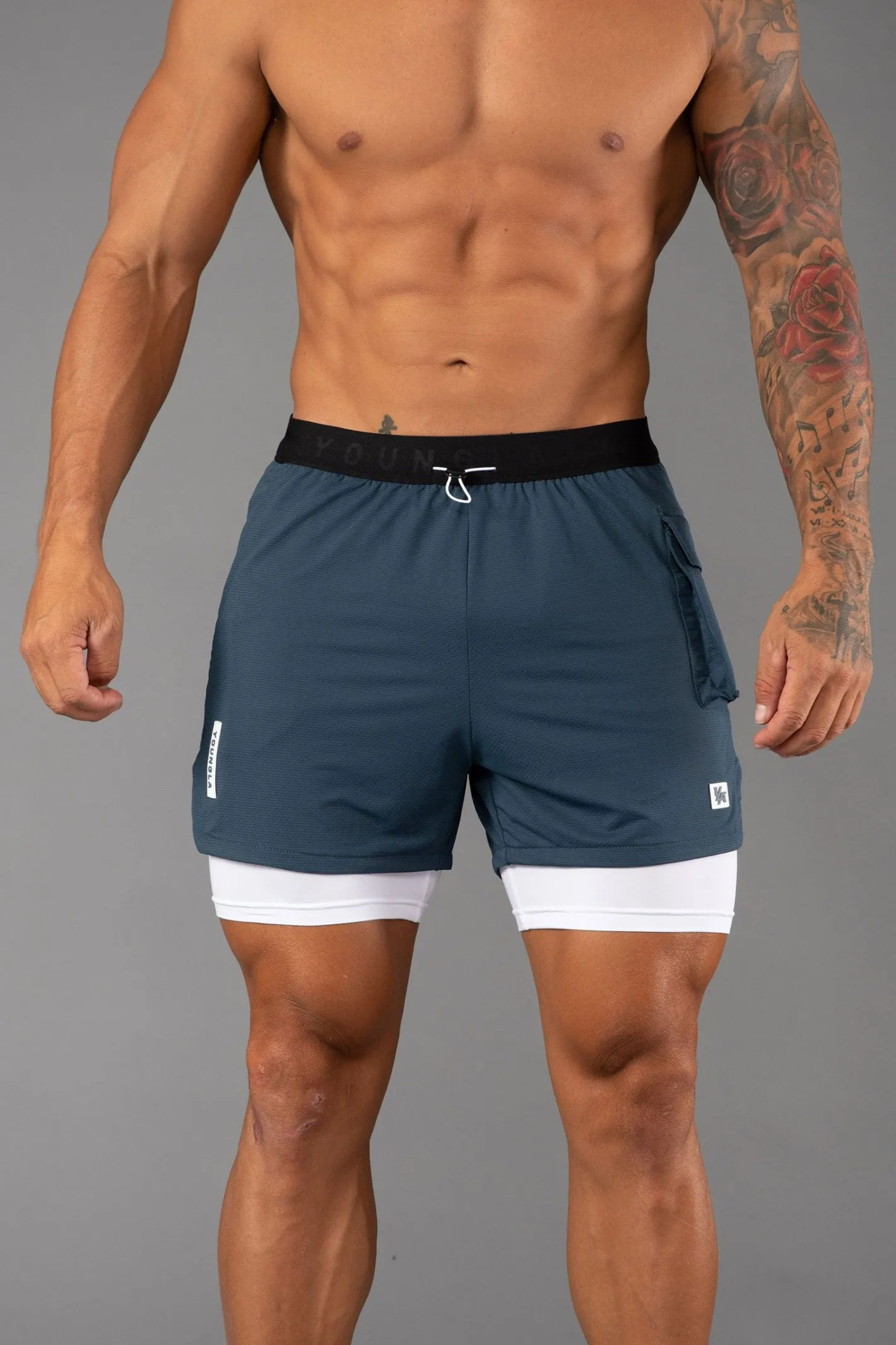 Youngla 121 Performance Line Compression Shorts<Men Shorts